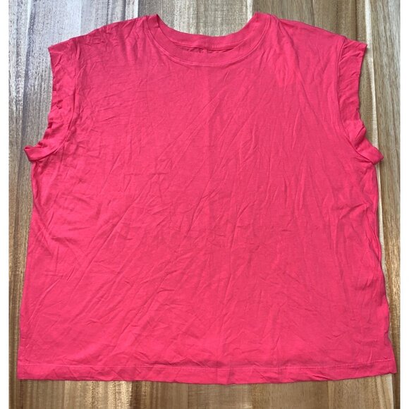 A New Day Womens Plus Size Casual Summer Coral Relaxed Fit T-Shirt Size XXL - Picture 9 of 15